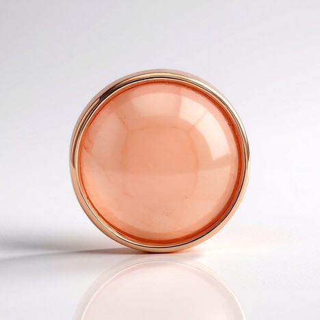 Ciondolo in argento con Quarzo Rosa (MONOSONO COLLECTION)