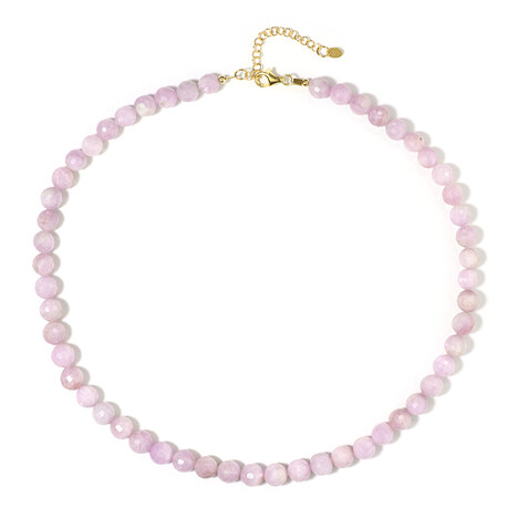 Kunzit-Silberhalskette