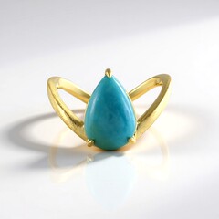 Anello in argento con Turchese Tyrone (Faszination Türkis)