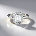 Anello in argento con Zircone
