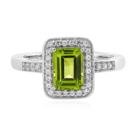 Jilin-Peridot-Silberring