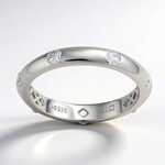 Anello in argento con Zircone