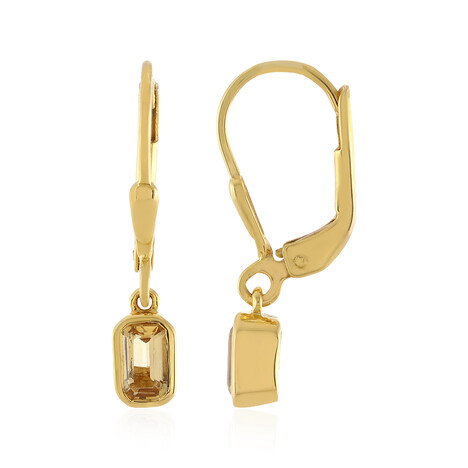 Orecchini in argento con Topazio Imperiale