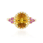 Anello in argento con Scapolite
