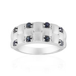 Blauer Saphir-Silberring (Remy Rotenier)