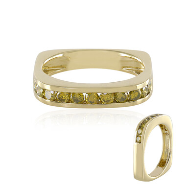 Gelber I2 Brillant-Goldring (de Melo)