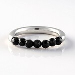 Anello in argento con Spinello Nero