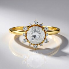 Anello in oro con Zircone (Adela Gold)