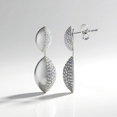 Orecchini in argento con Zircone (de Melo Essence)