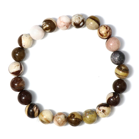 Armband met Rode Zebra Jaspisen