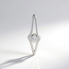 Ciondolo in argento con Diamante I3 (H)