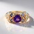 Anello in argento con Ametista Siberiana (Adela Silber)