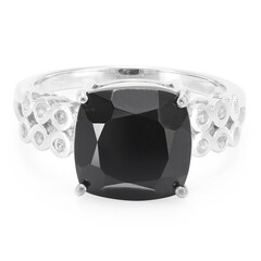 Black Onyx Silver Ring