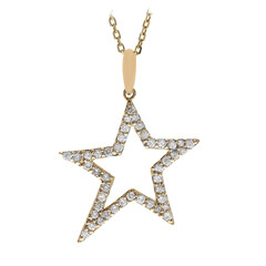 SI1 (H) Brillant-Goldhalskette (CIRARI)