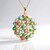Collana in argento con Crisoprasio (KM by Juwelo)