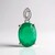 Pendentif en argent et Agate verte