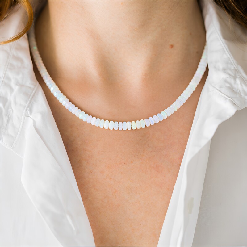 Welo-Opal-Silberhalskette