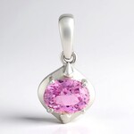 Ciondolo in argento con Kunzite (Pallanova)