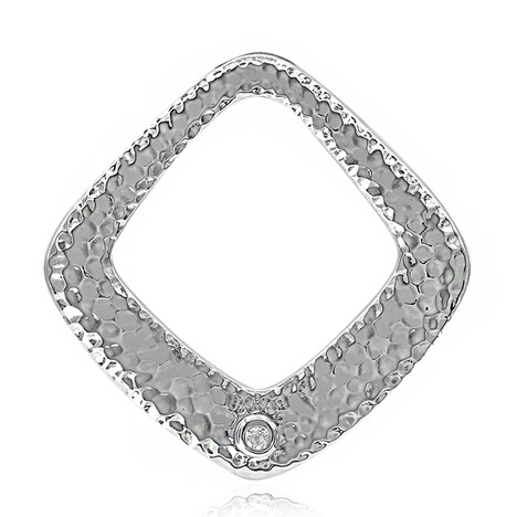 Colgante en plata con Topacio blanco (MONOSONO COLLECTION)