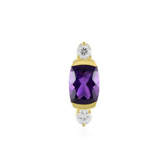 Sibirischer Amethyst-Silberanhänger