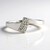 Anello in argento con Diamante Champagne I2