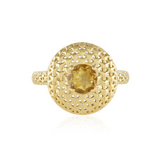 Anillo en plata con Citrino