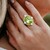 Anillo en plata con Cuarzo del Ouro Verde (Gems en Vogue)