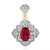 Ciondolo in oro con Rubellite Brasiliana AAA