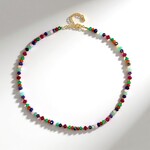 Collana in argento con Ematite Dorata (Riya)