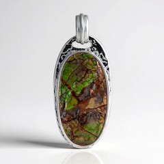 Ciondolo in argento con Ammolite (MONOSONO COLLECTION)