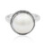 Zilveren ring met een Mabe parel (TPC)