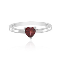 Anello in argento con Granato Mozambico
