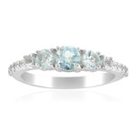 Anillo en plata con Ambligonita