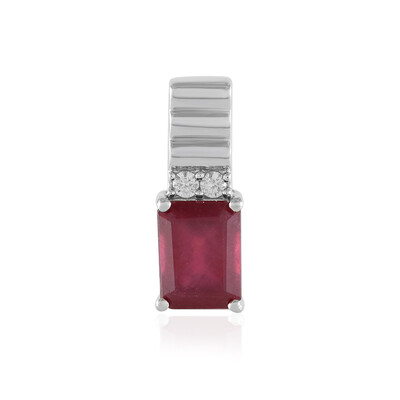 Pendentif en argent et Rubis de Bemainty