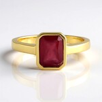 Anello in argento con Rubino Bemainty