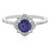 Anello in argento con Tanzanite