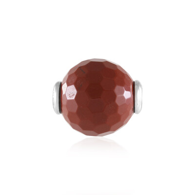 Ciondolo in argento con Diaspro Rosso  (MONOSONO COLLECTION)