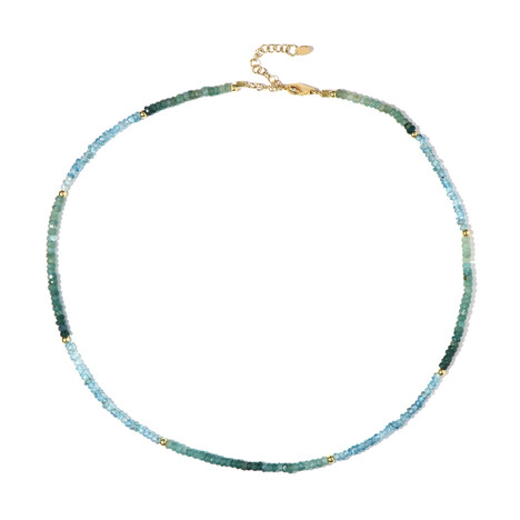 Collar en plata con Grandidierita