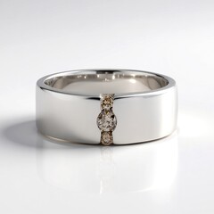 Anello in argento con Diamante Champagne I3 (de Melo Essence)