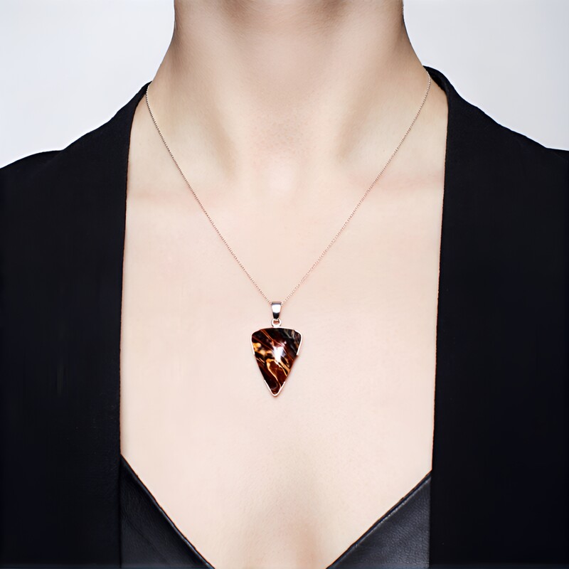 Batik-Jaspis-Silberanhänger (Bali Barong)