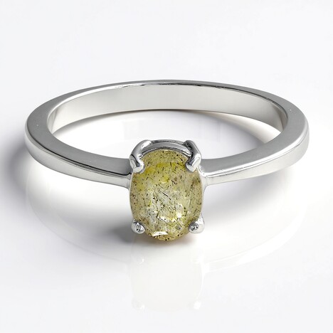 Anello in argento con Labradorite