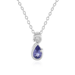Tanzanite Silver Necklace