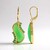 Orecchini in argento con Calcedonio Verde (KM by Juwelo)