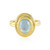 Bague en argent et Aigue-marine Ofiki
