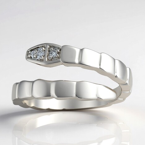 Bague en argent et Diamant I1 (G) (Annette)