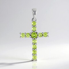 Ciondolo in argento con Peridoto