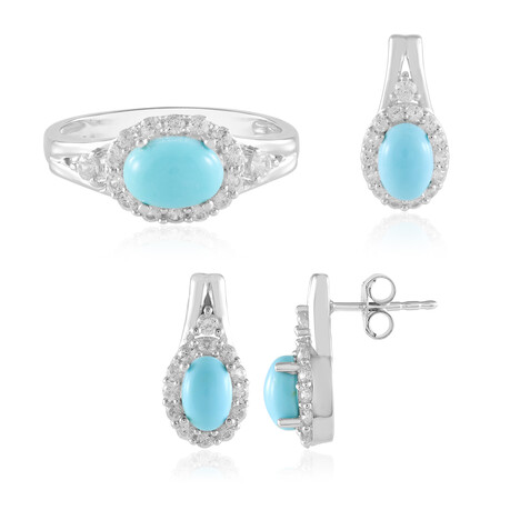 Sleeping Beauty-Türkis-Silberset (Faszination Türkis)