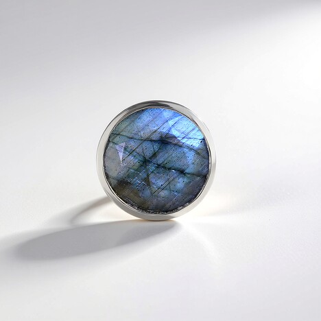 Ciondolo in argento con Labradorite (MONOSONO COLLECTION)