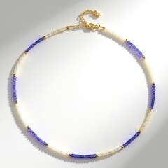 Collana in argento con Tanzanite