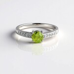 Anello in argento con Sfene